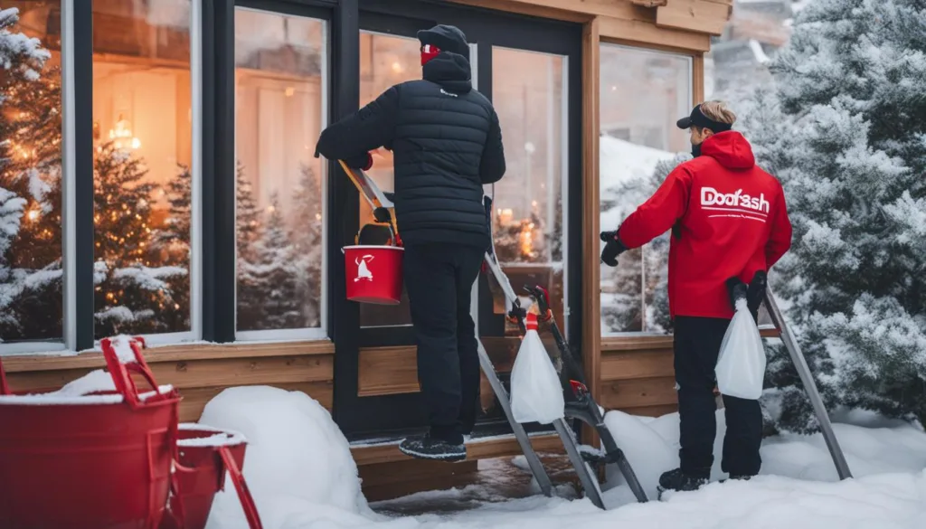 Doordash and Window Cleaning
